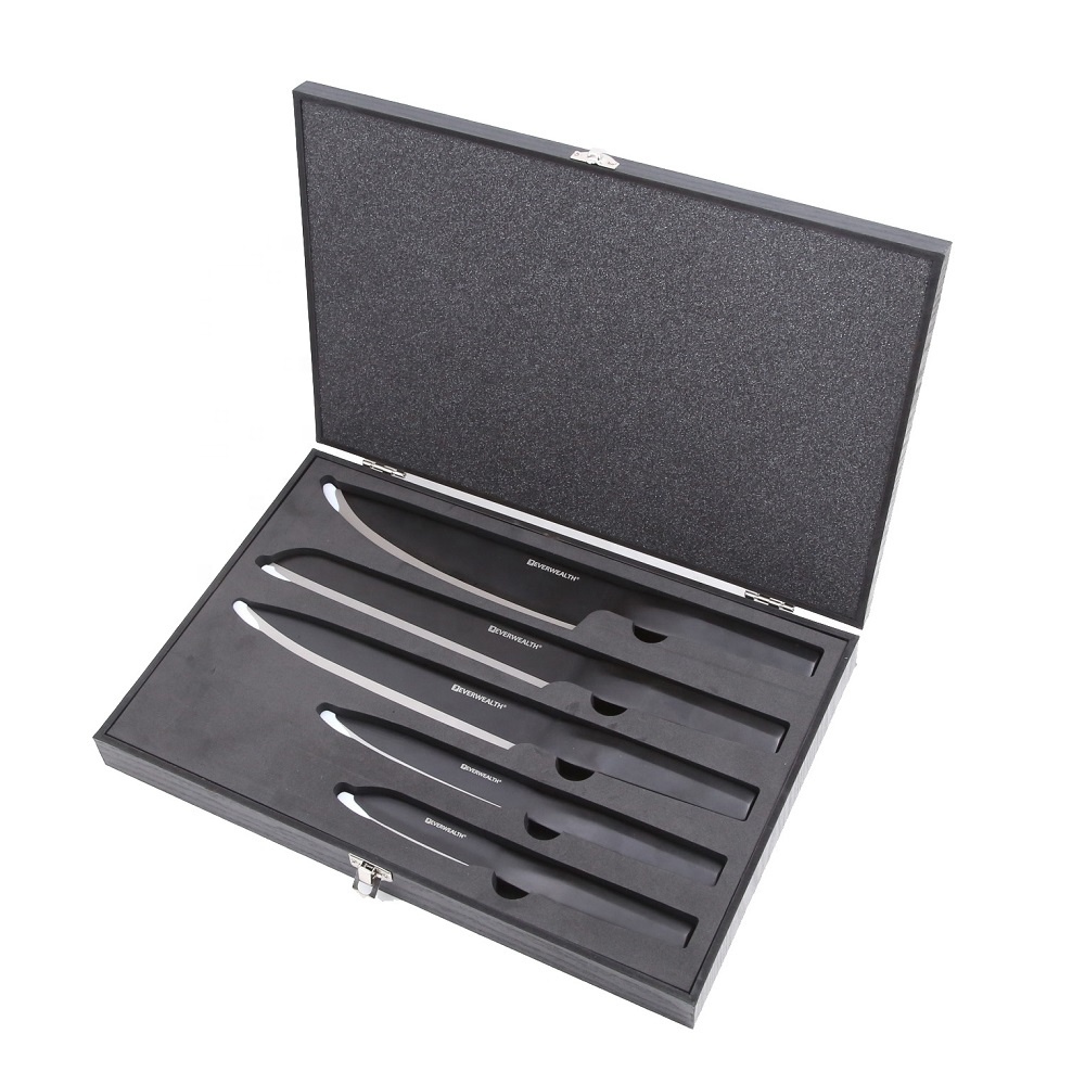 Instrument profesional de bucătărie de înaltă calitate Set cuțite bucătărie cu oxid negru de bucătărie carne de legume 8 inch cuțit de bucătărie sculptură Seturi 